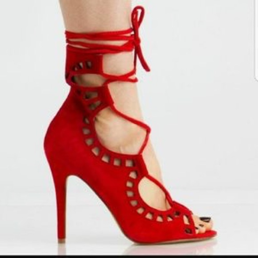 Modern Vice Red Ghillie Stiletto